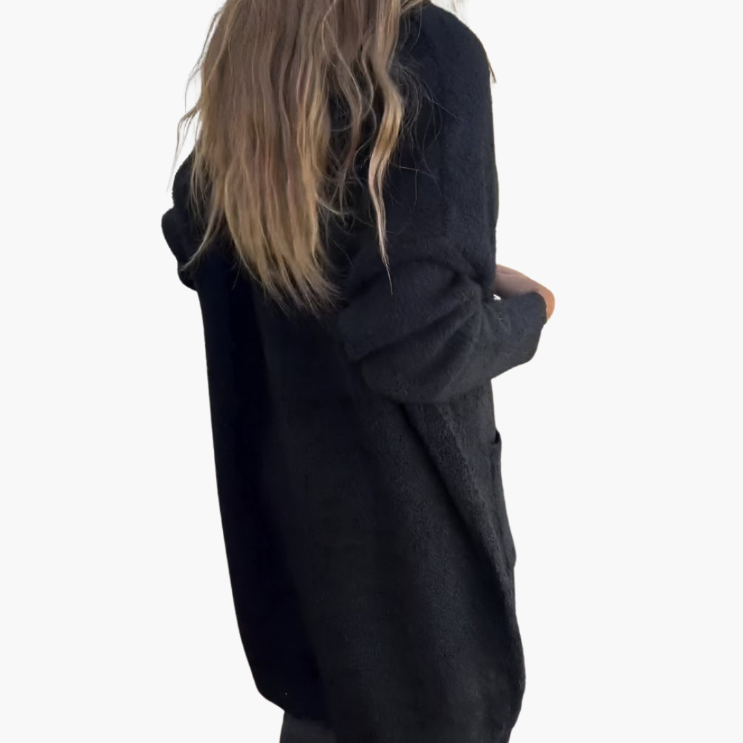 Holly | Lässiger Strick-Cardigan mit Taschen