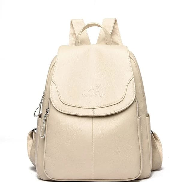 Olivia – Sicherer Leder-Rucksack