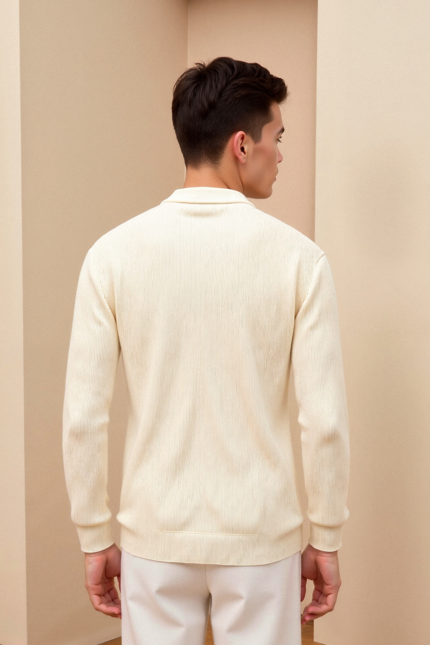 Luxuriöse Feinstrick-Cardigan mit Rundhalsausschnitt