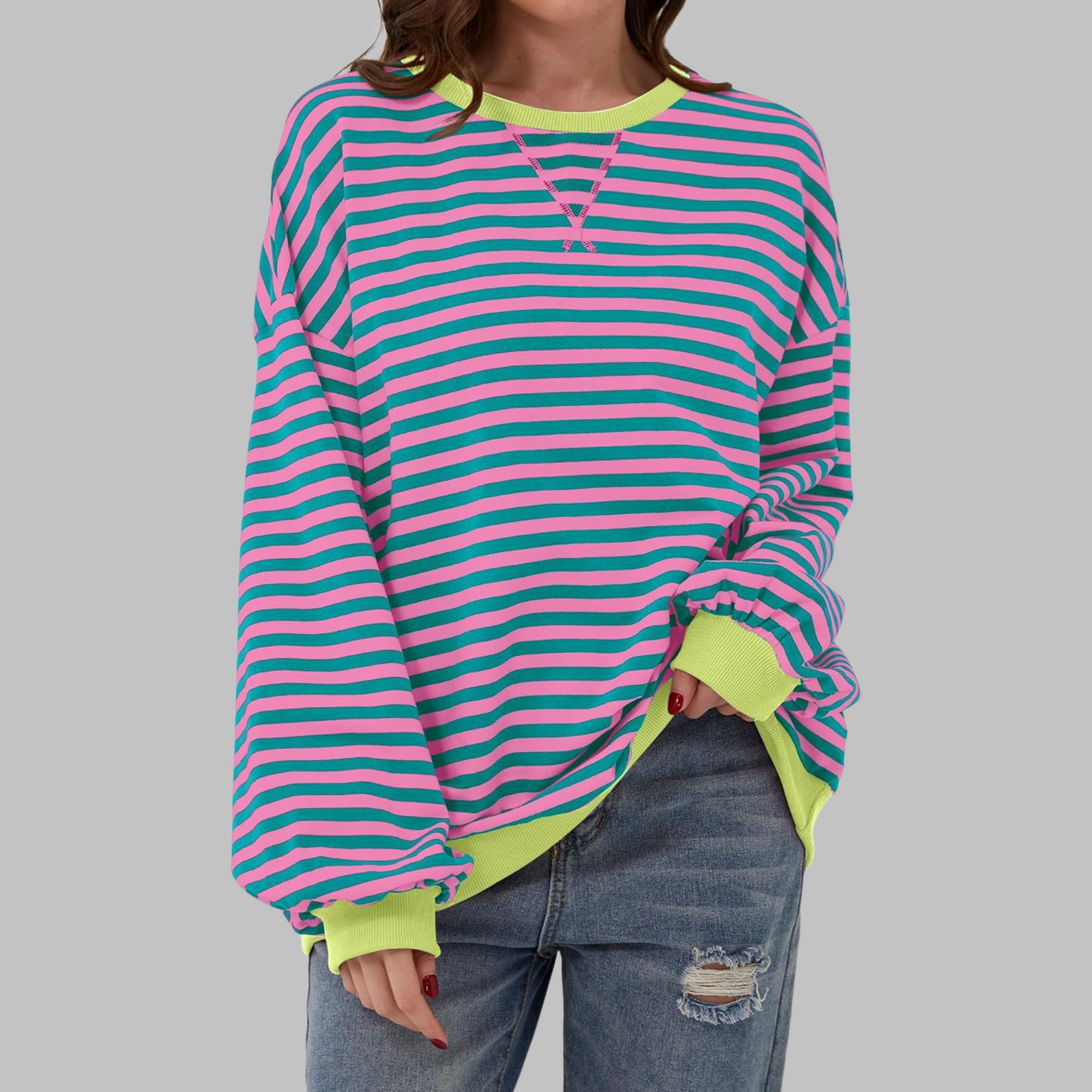 Lisa | Gestreifter Pullover