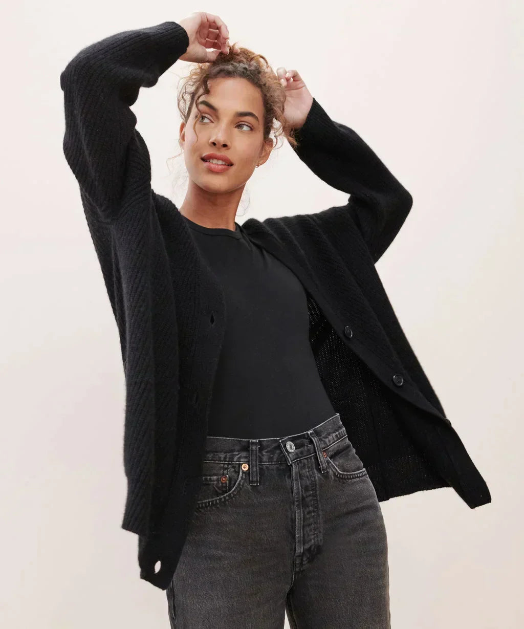 Ambra – Ultrabequemer Kaschmir-Cardigan
