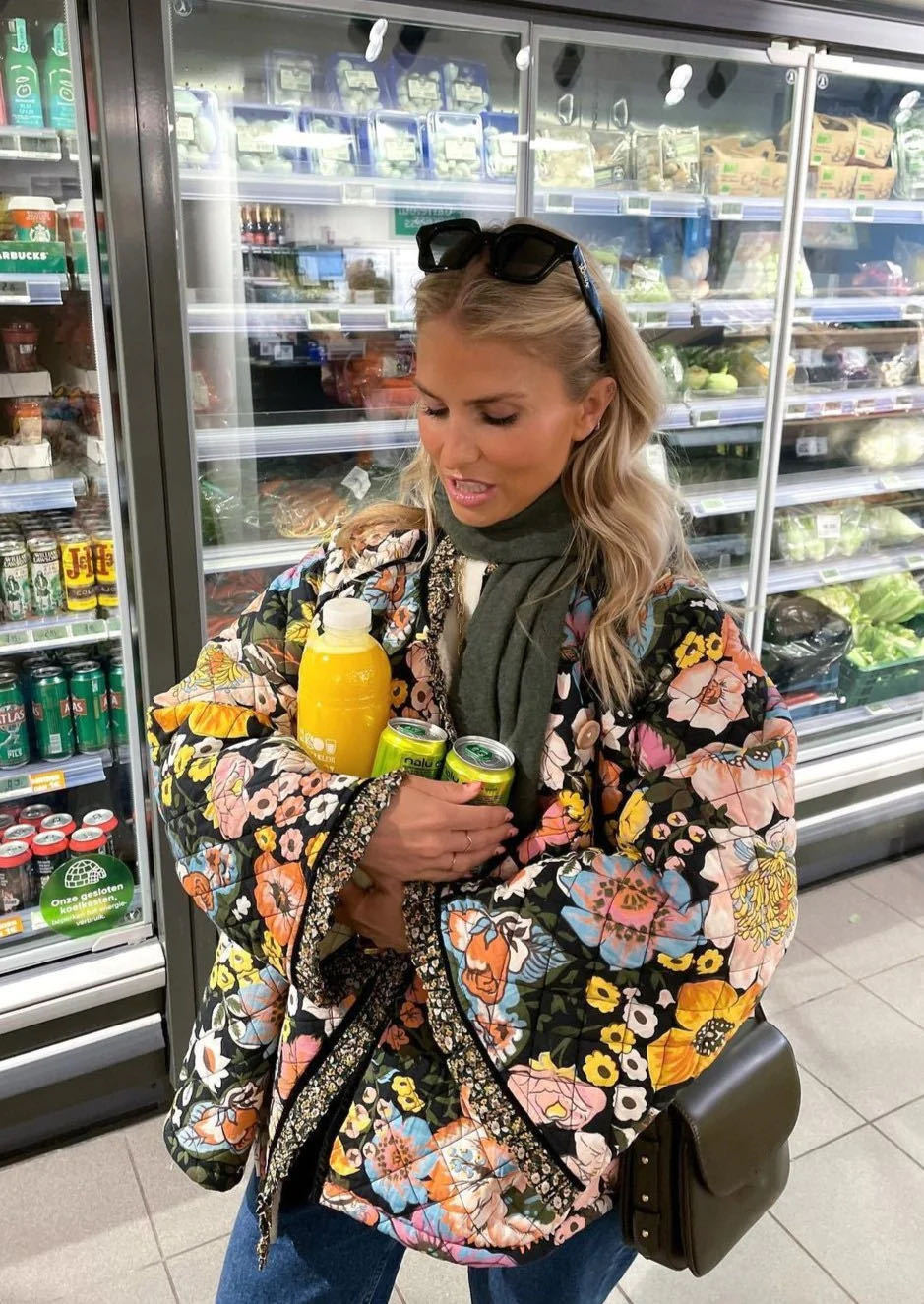 Lala | Jacke im Vintage-Bloom-Stil