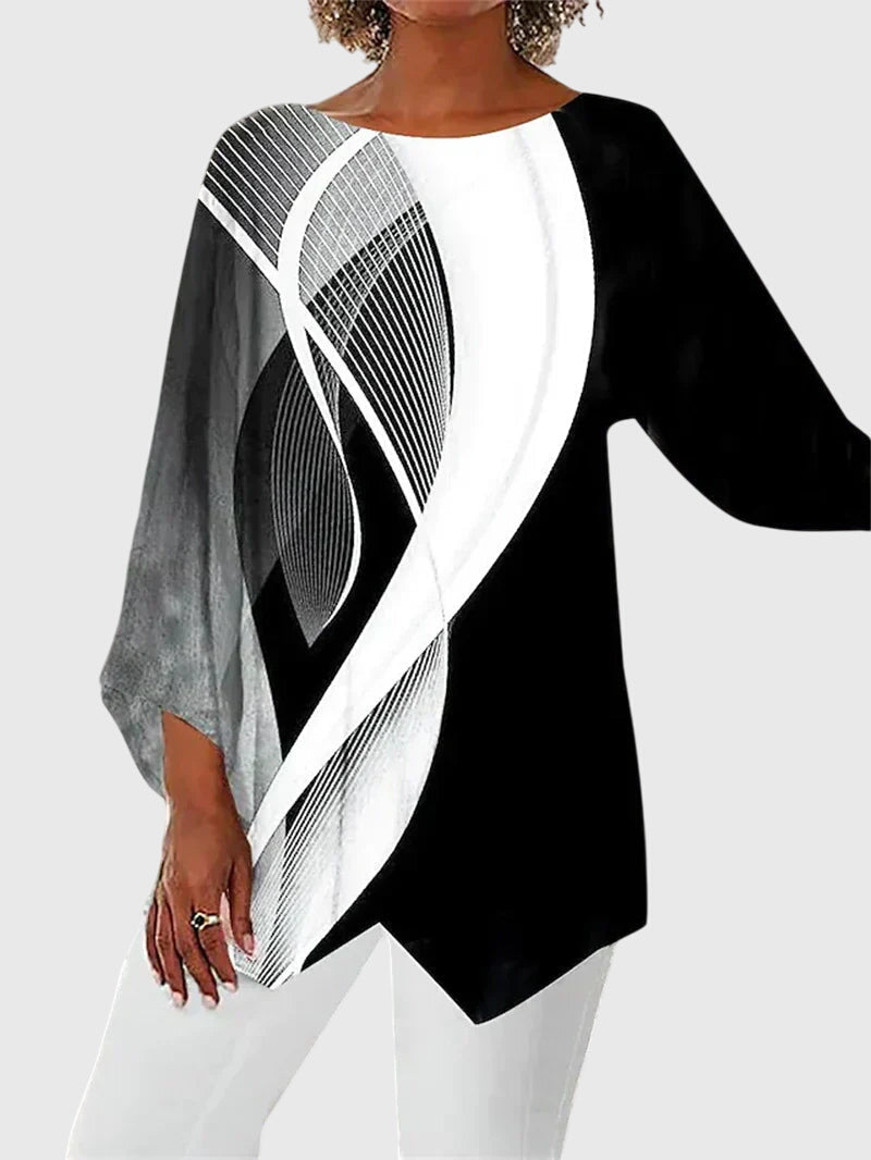 Alayah™ | Elegantes Oberteil Mit Rundhalsausschnitt