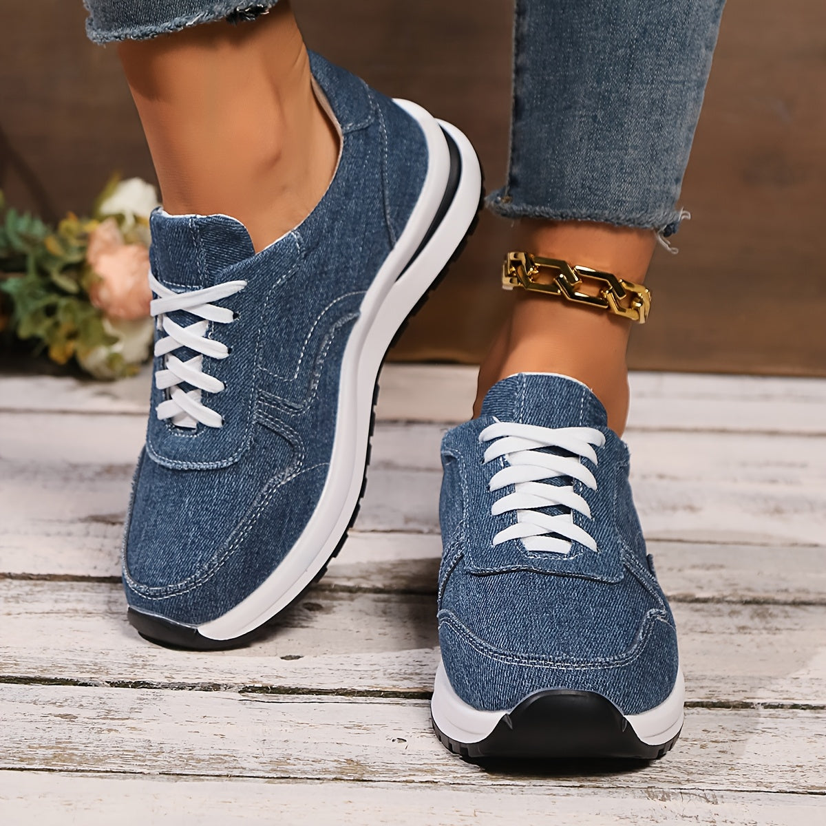 CÉLINE | ORTHOPÄDISCHE DENIM-SNEAKER