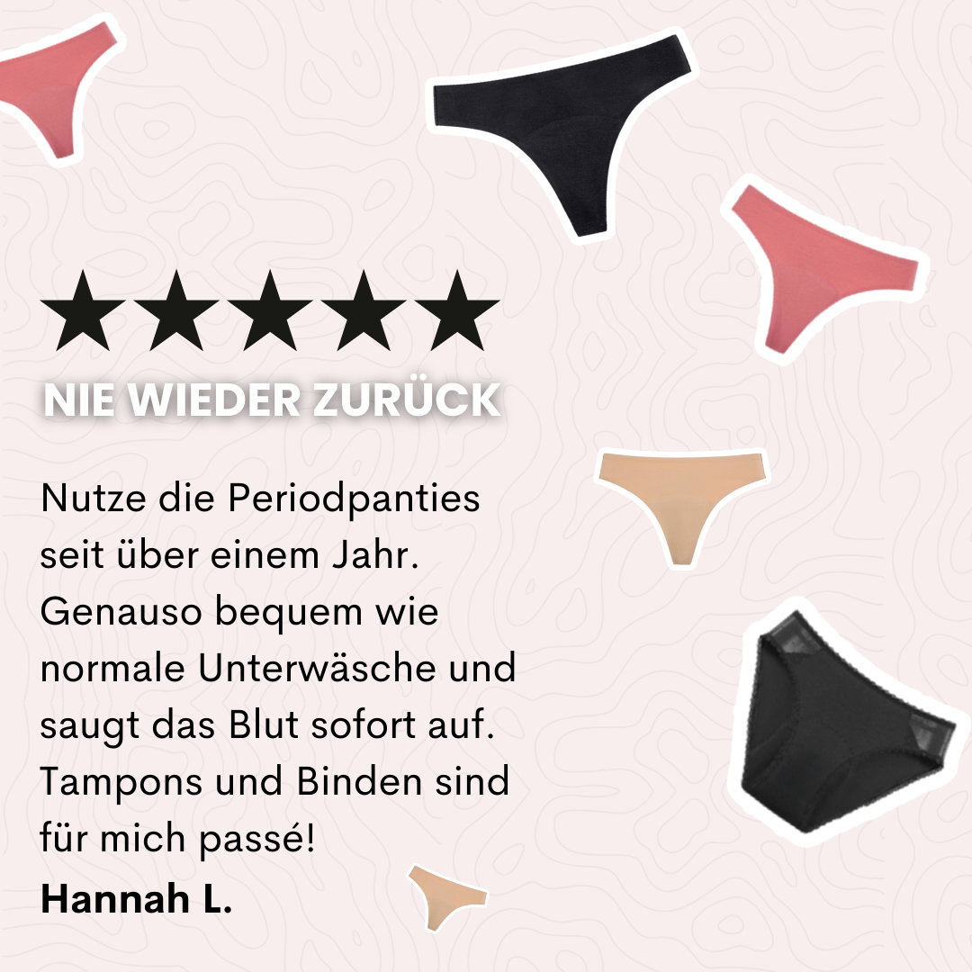 Evia Pro - Periodenunterwäsche (String Seamless)