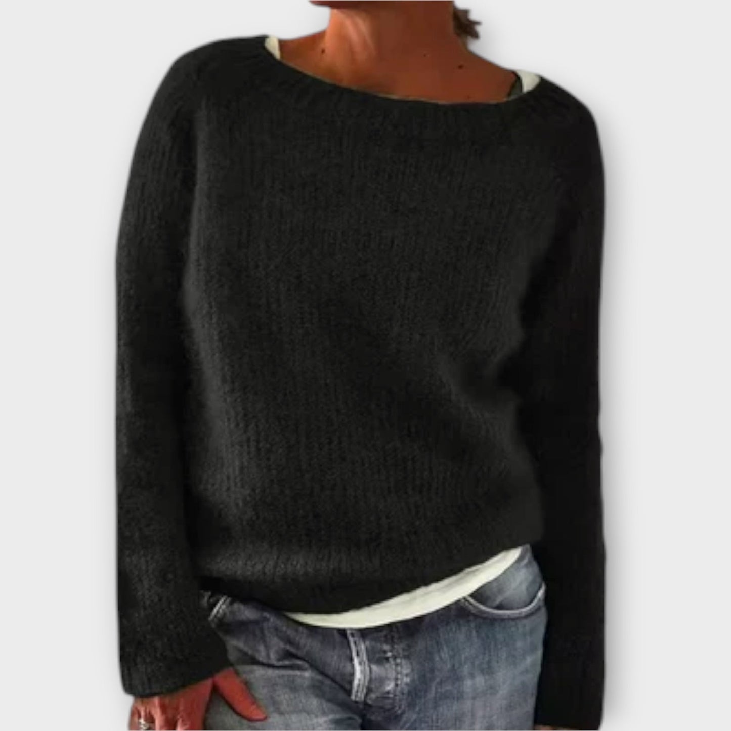 Maya | Übergroßer Strickpullover