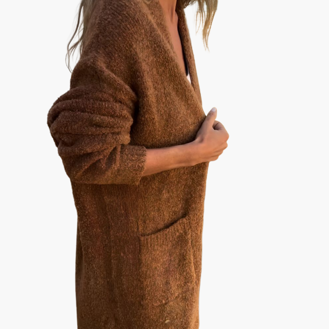 Holly | Lässiger Strick-Cardigan mit Taschen