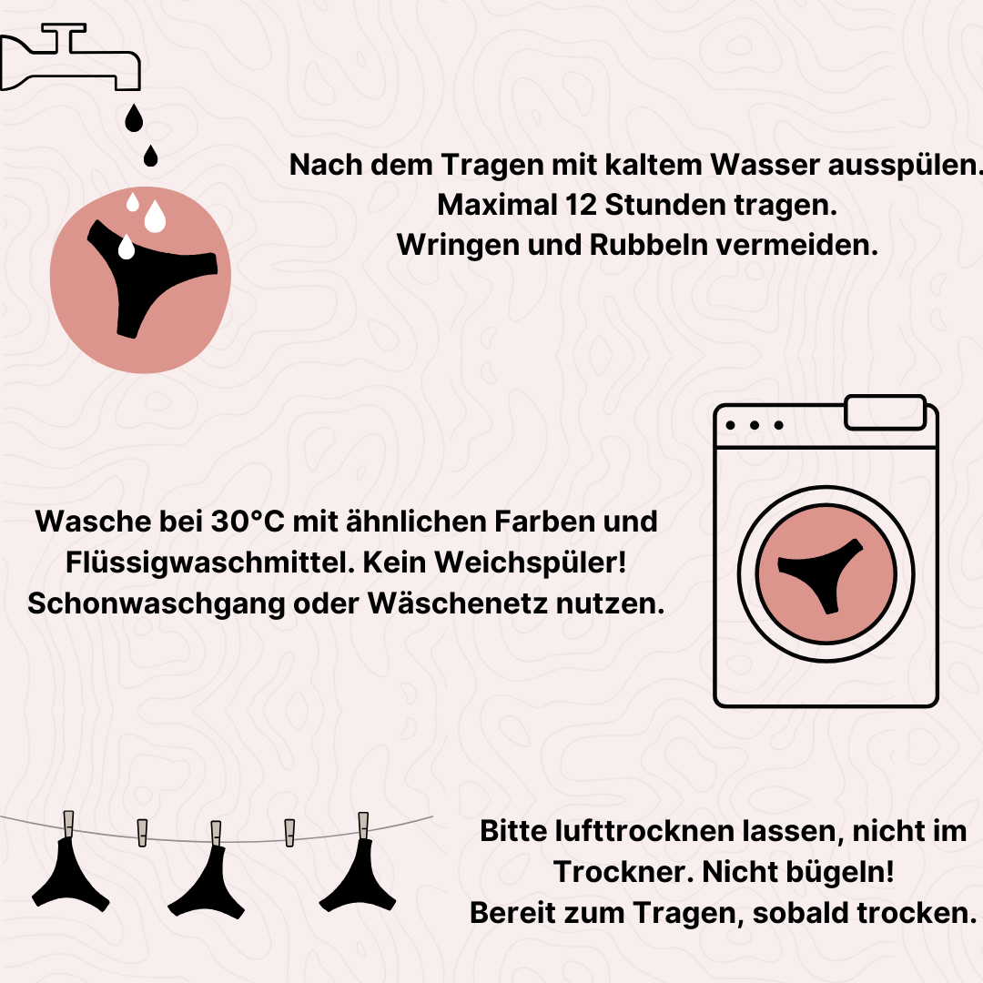 Evia Pro - Periodenunterwäsche (String Seamless)