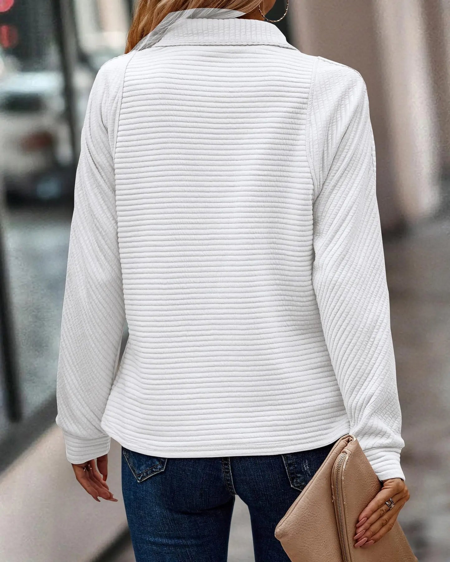 VIOLA | Eleganter V-Ausschnitt Pullover