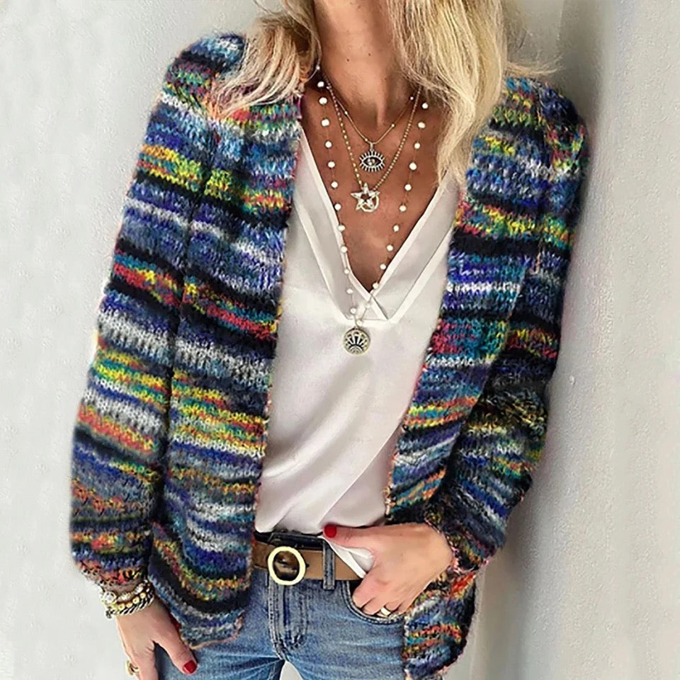Courtney | Farbenfrohe Strickjacke