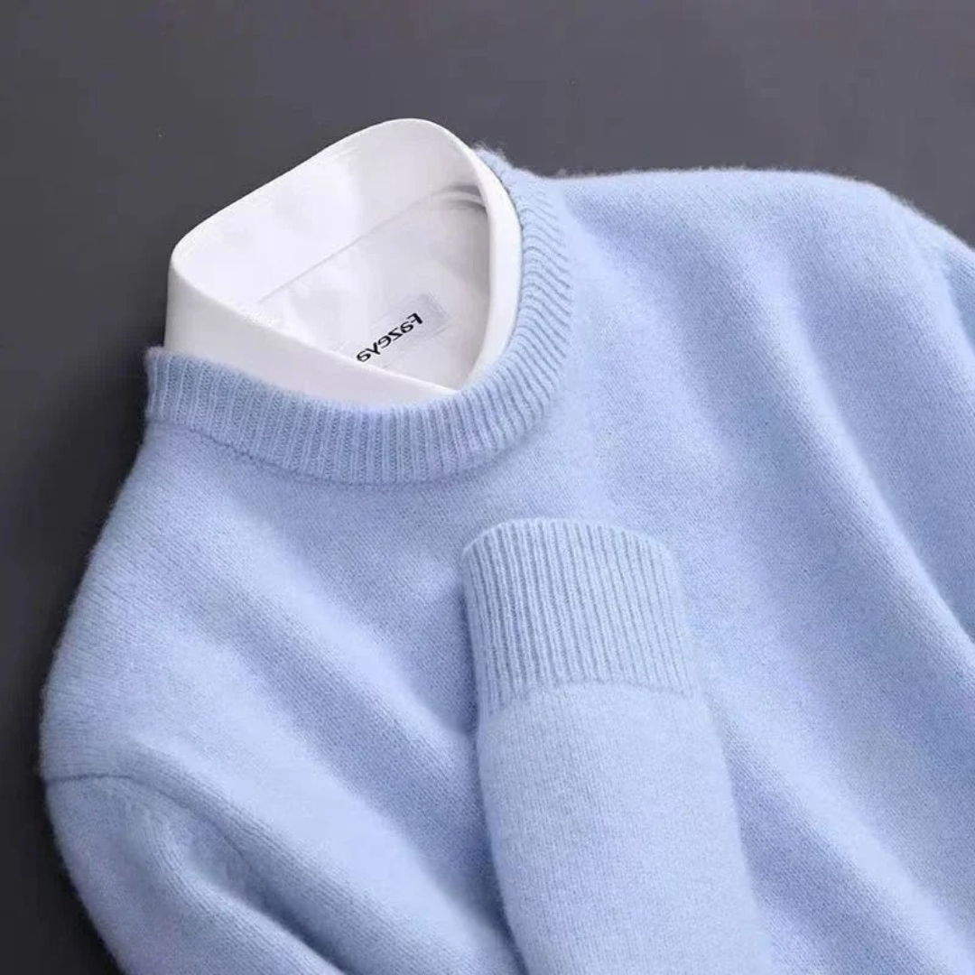 Thierry | Kaschmir Pullover mit Rundhalsausschnitt