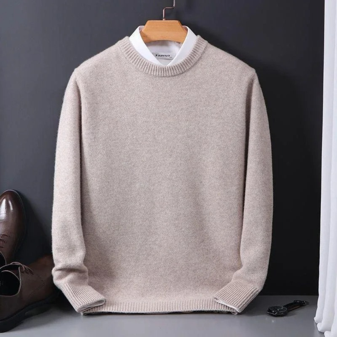 Thierry | Kaschmir Pullover mit Rundhalsausschnitt