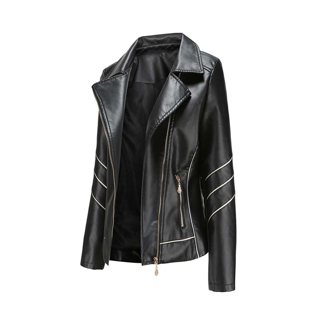 HANNIE - Stilvolle Leder Sommerjacke