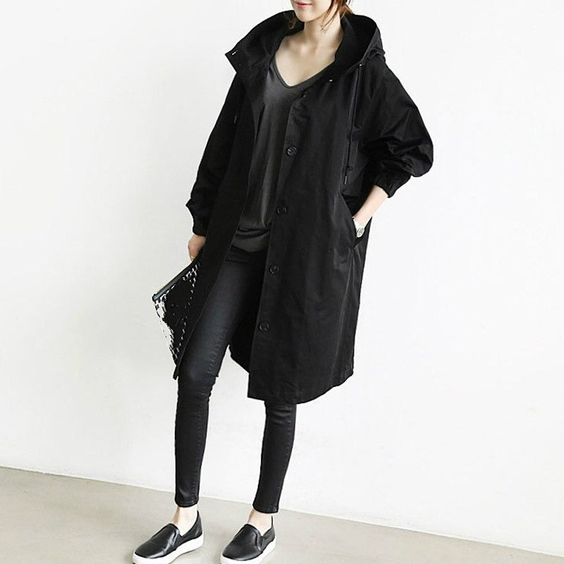 Phoebe | Trenchcoat mit Kapuze