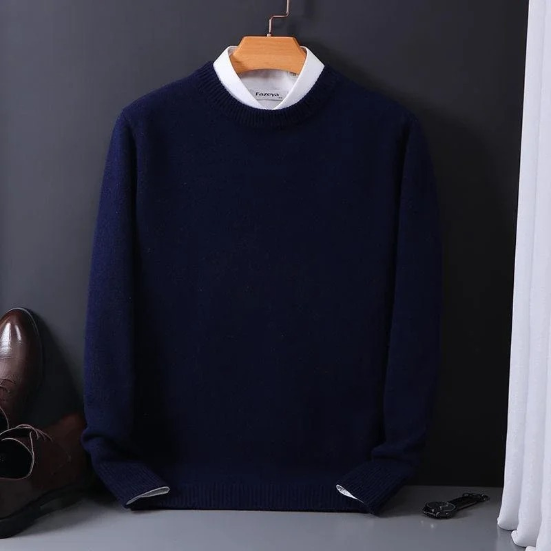 Thierry | Kaschmir Pullover mit Rundhalsausschnitt