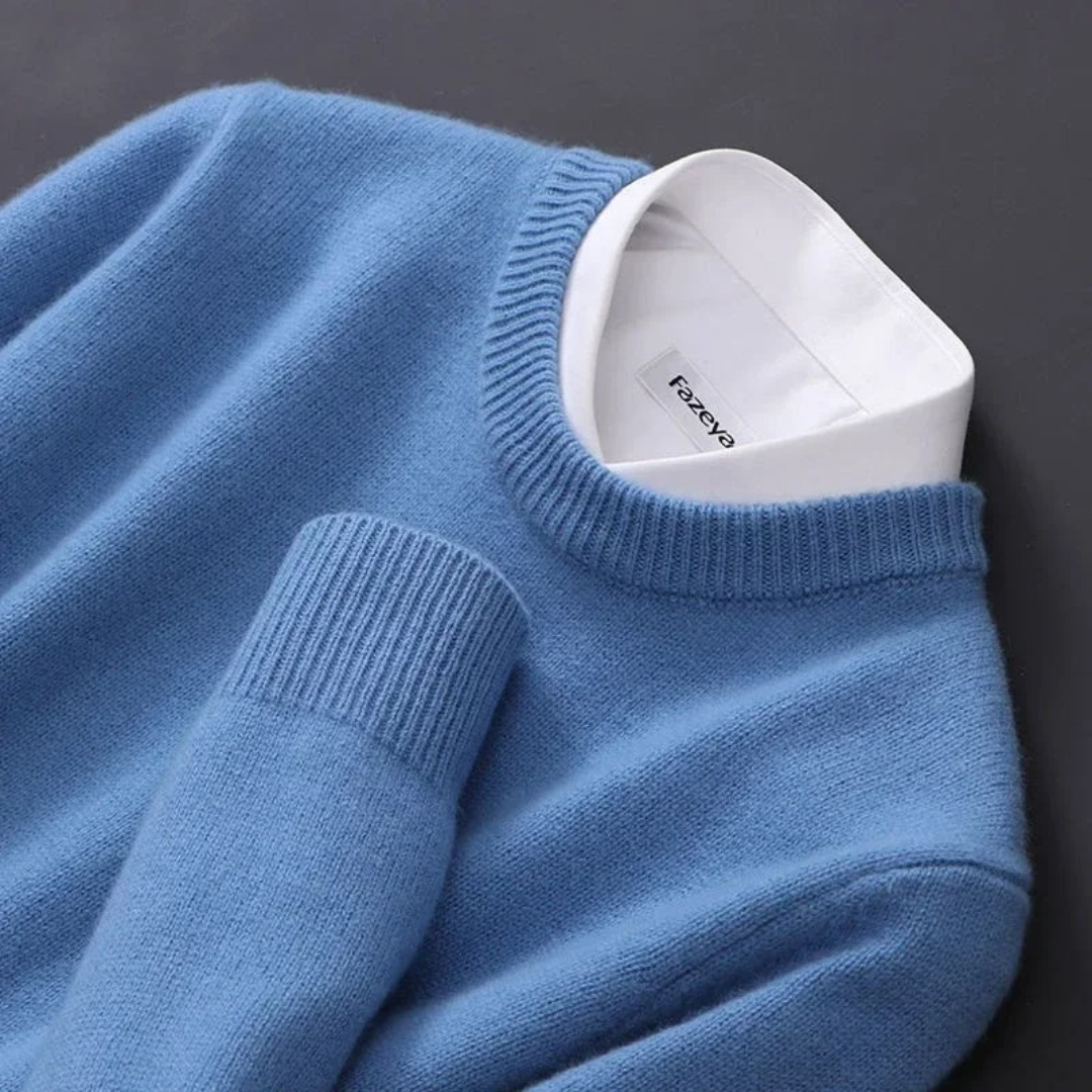 Thierry | Kaschmir Pullover mit Rundhalsausschnitt