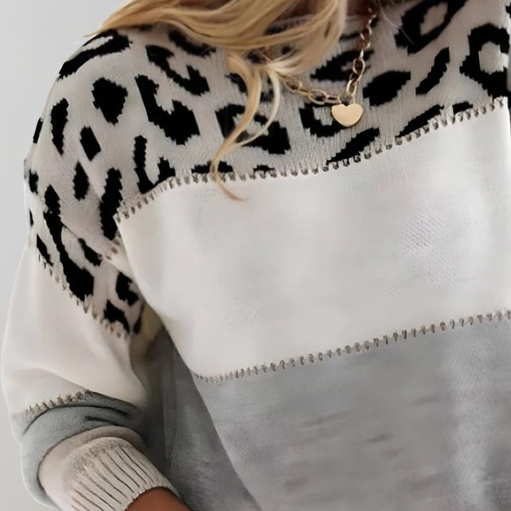 Charlene | Schicker Leopardenpullover