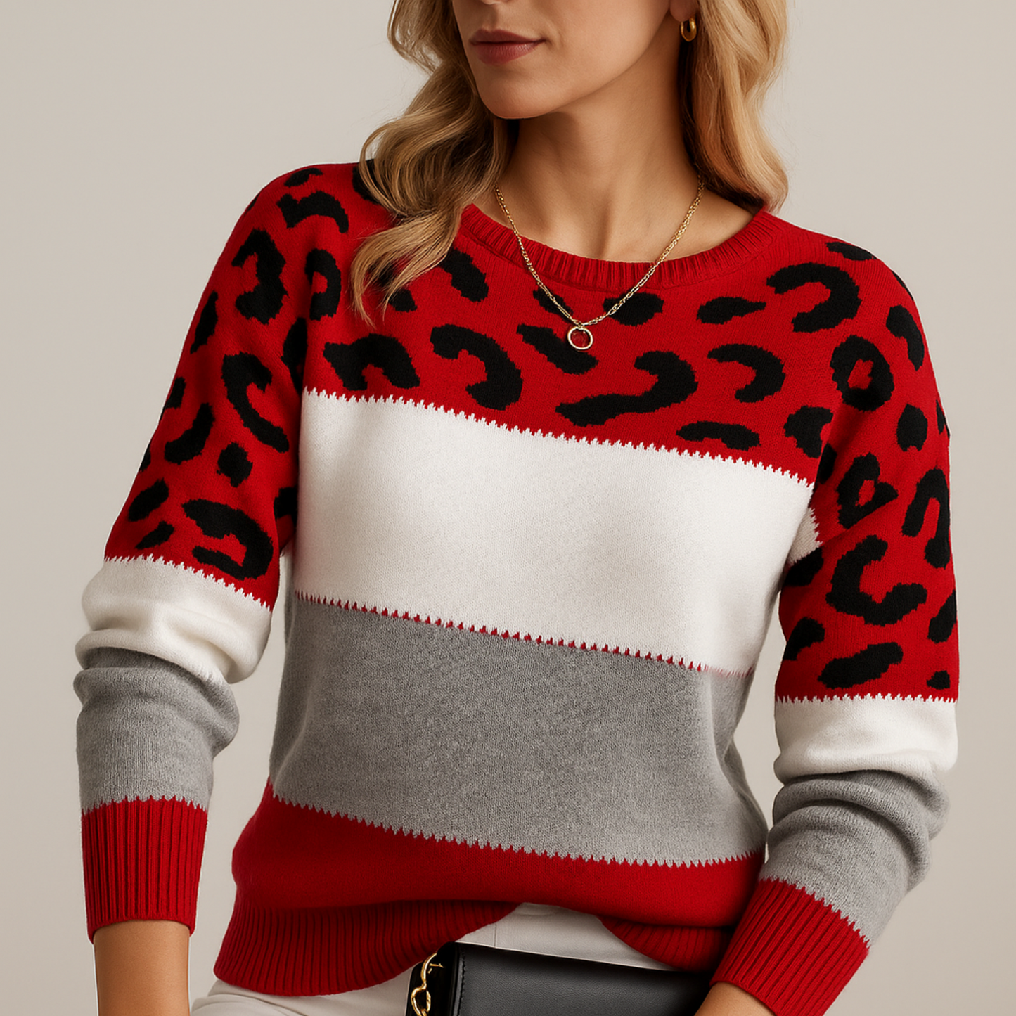Charlene | Schicker Leopardenpullover