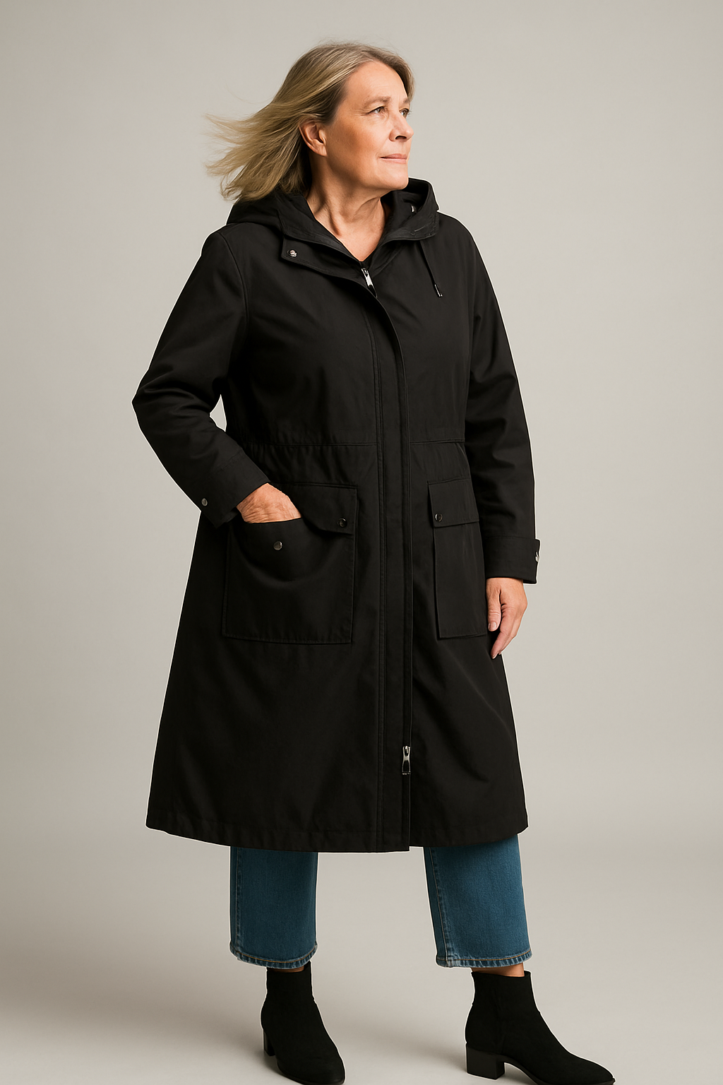 Marcella - Eleganter Trenchcoat mit stilvollen Kordeln