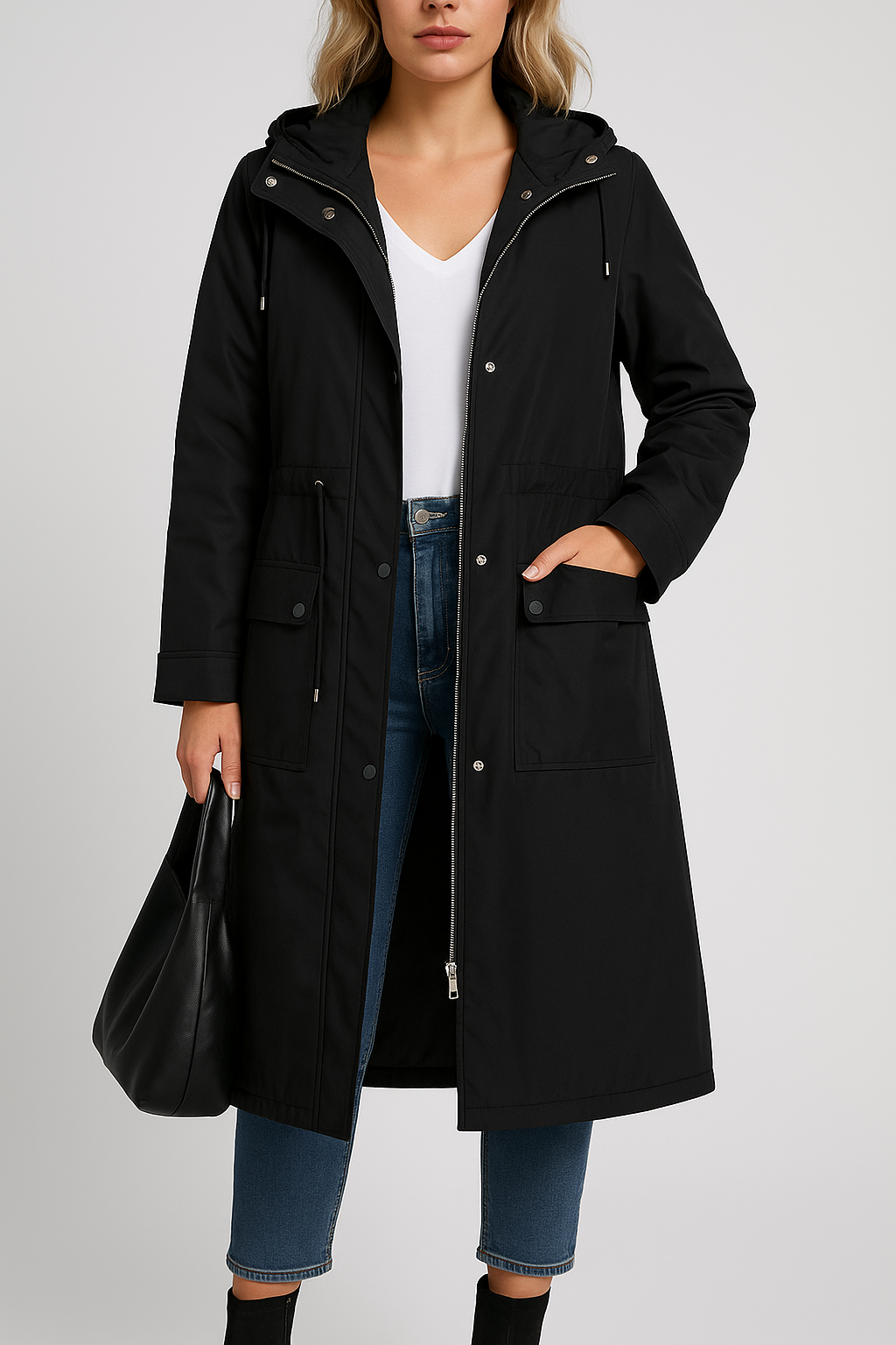 Marcella - Eleganter Trenchcoat mit stilvollen Kordeln