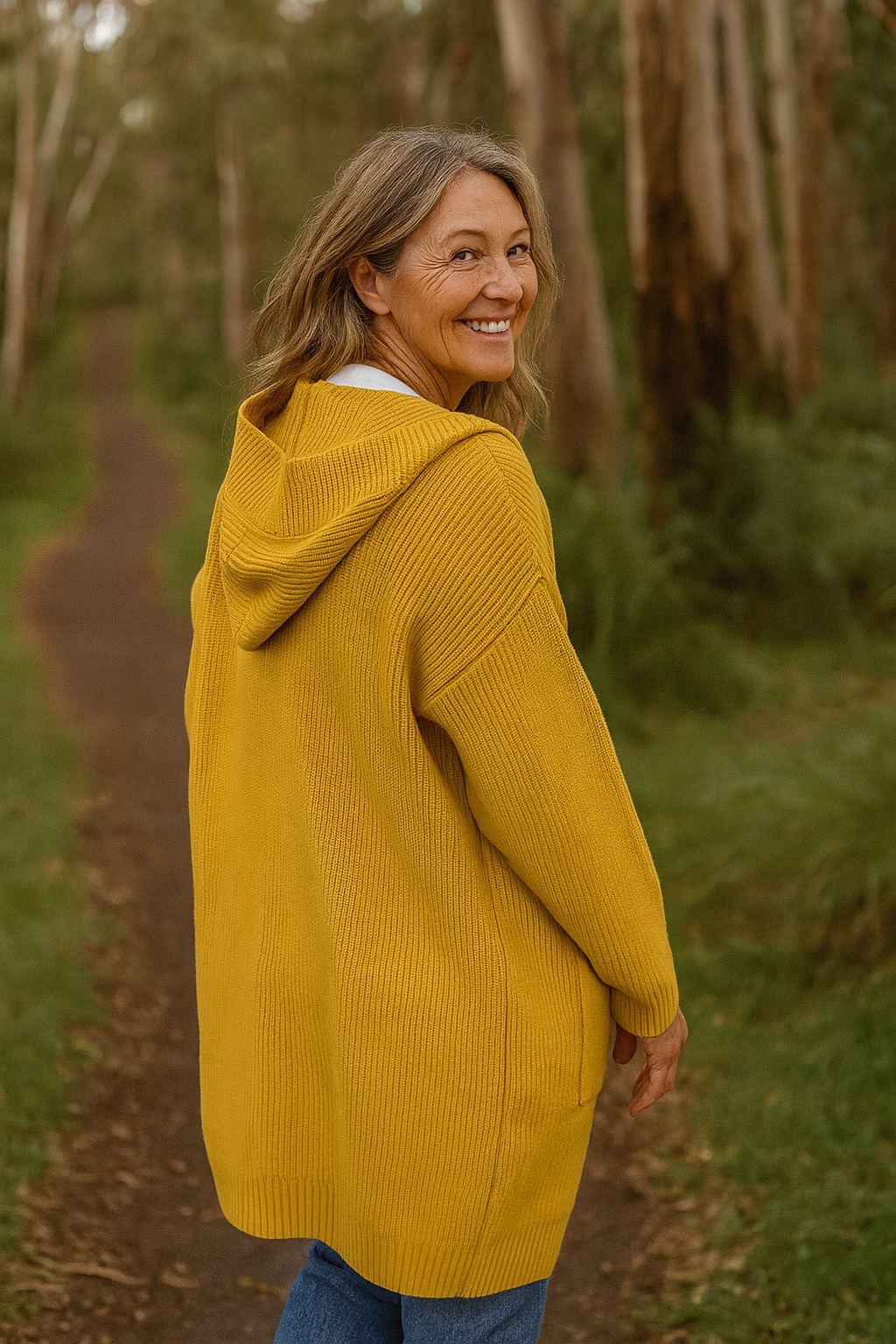 Delora | Langer Strick-Cardigan mit tiefen Taschen für alltägliche Eleganz