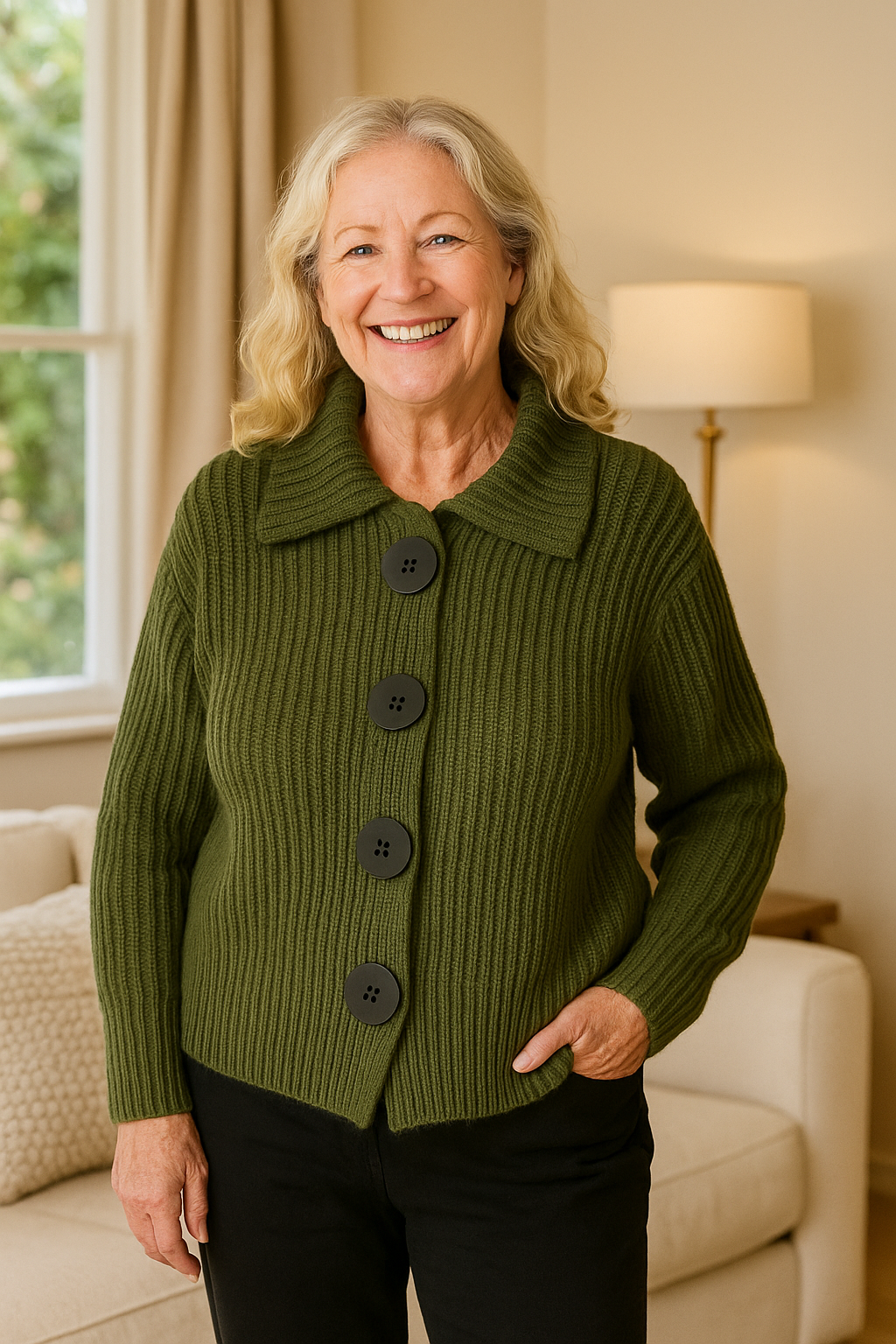 Emmeline | Heritage Strick-Cardigan – Weichheit, Wärme, Selbstvertrauen