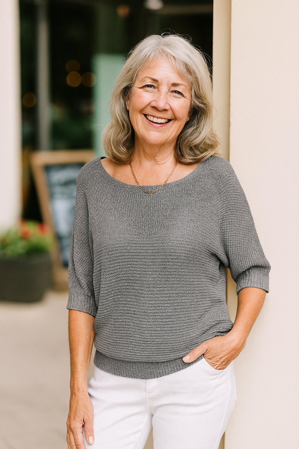 Anetta | Weiches Stricktop – Schmeichelnde Silhouette