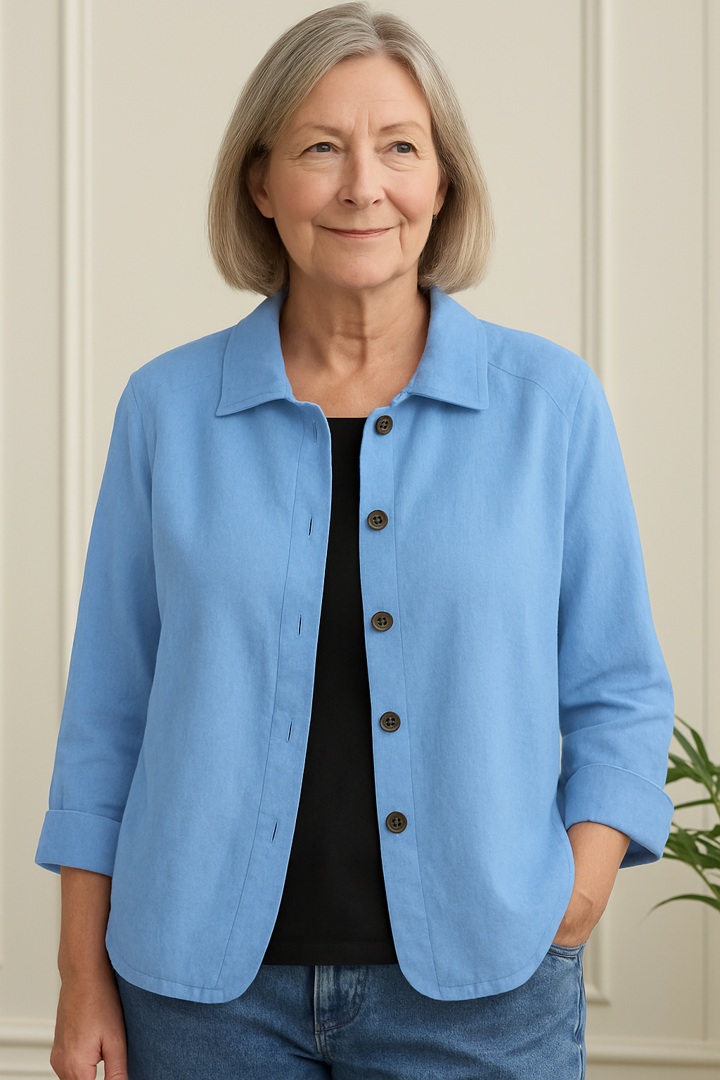 Lori | Breezy Linen Jacket
