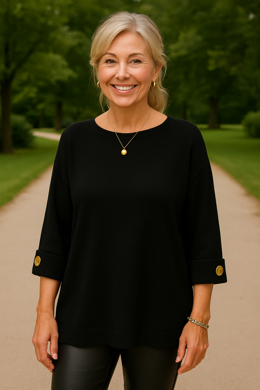 Danika | Pullover-Bluse – Mühelose Eleganz, täglicher Komfort