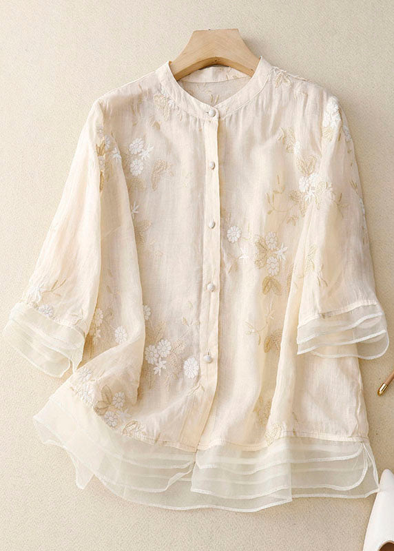 Kourtney™ | Schicke Bluse mit Stickereidetails