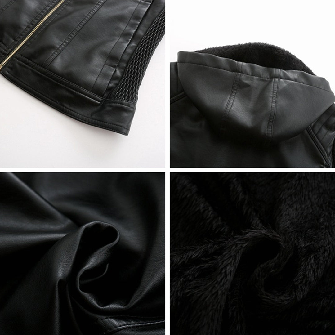 MIRJETE - Stilvolle Leder Sommerjacke
