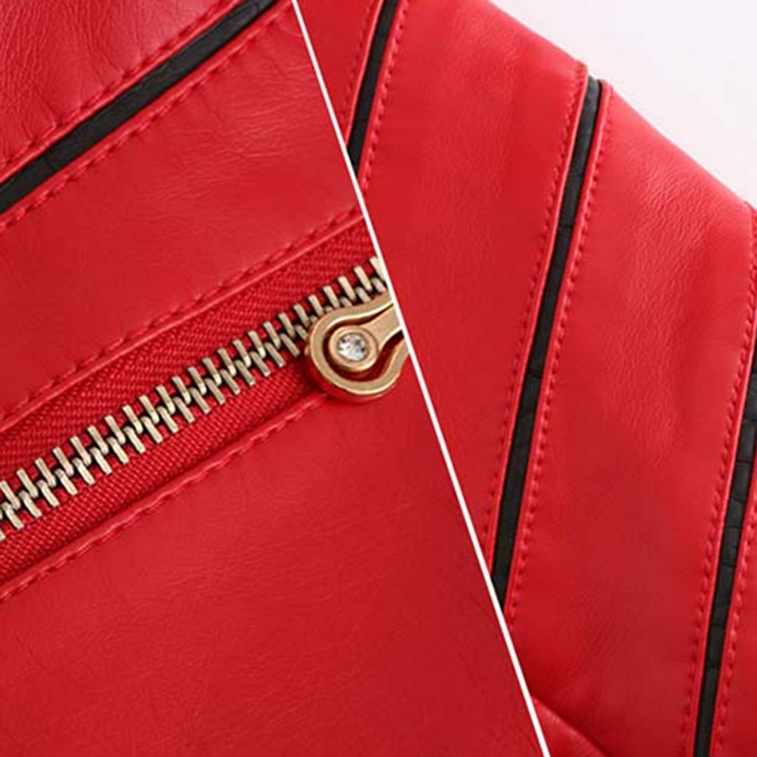 HANNIE - Stilvolle Leder Sommerjacke