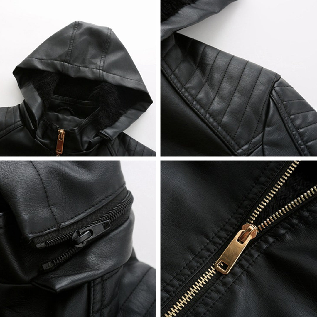 MIRJETE - Stilvolle Leder Sommerjacke