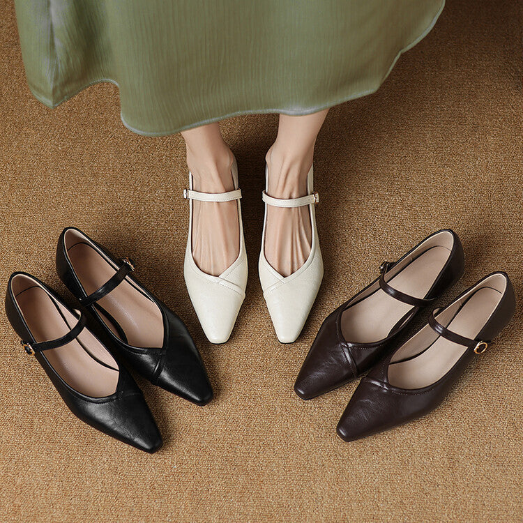 Eliza Flache Sandalen