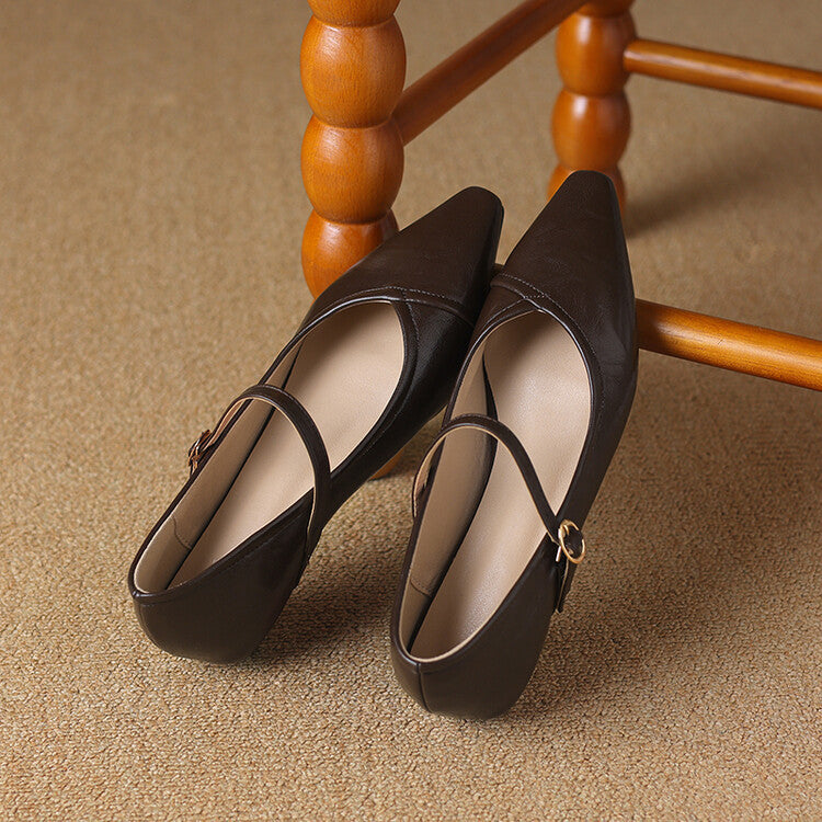 Eliza Flache Sandalen