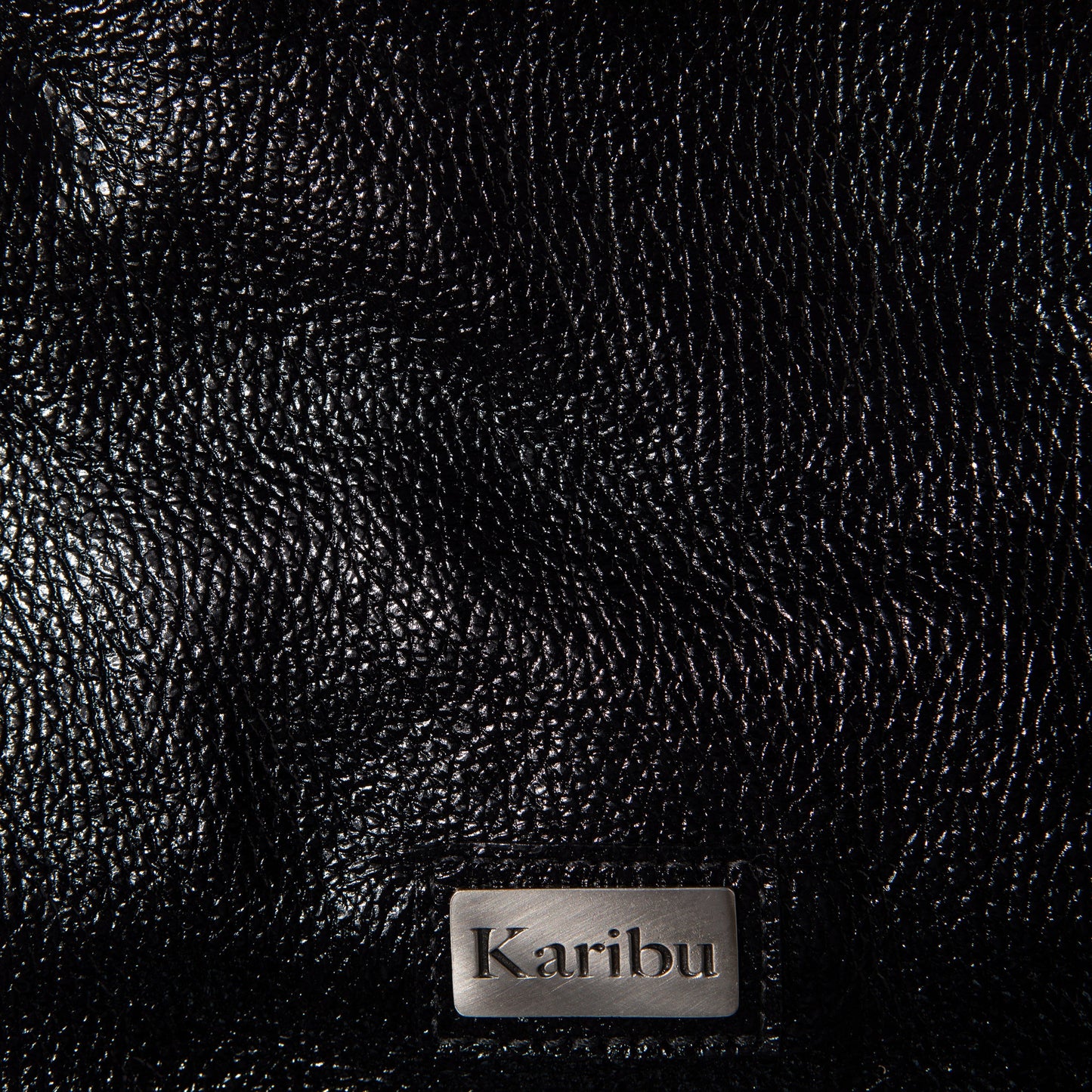 Josefa schwarze Lackleder Geldbörse