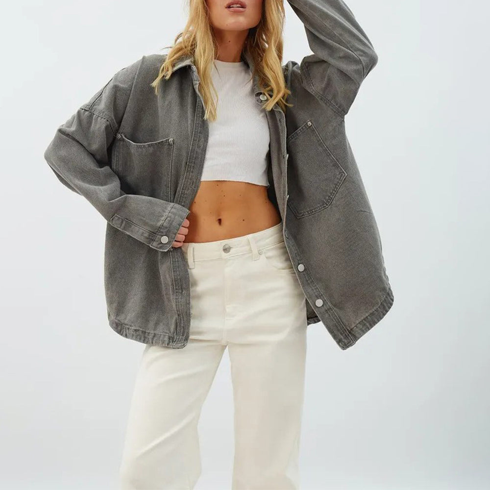 Elise Leroy Klassische Denimjacke