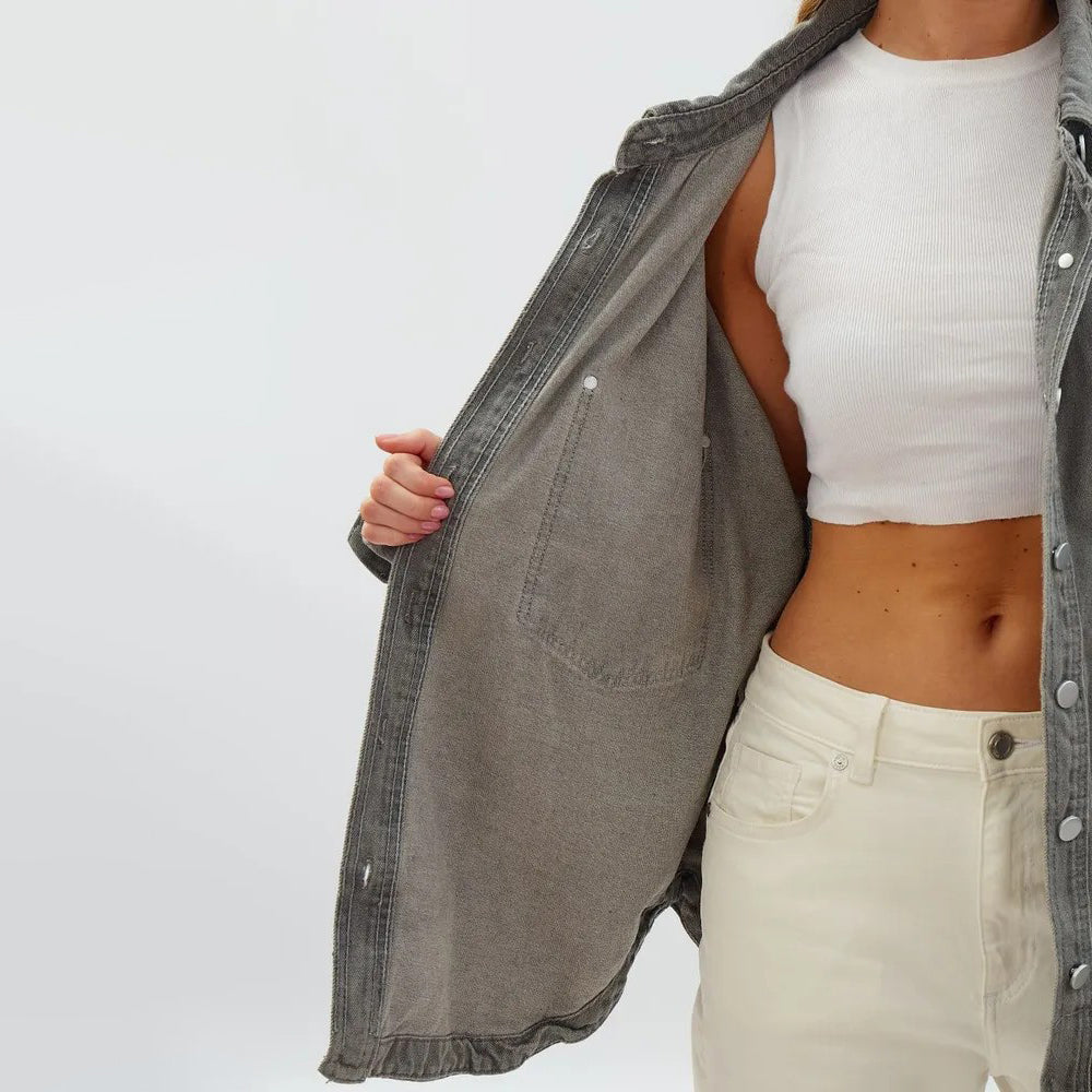 Elise Leroy Klassische Denimjacke