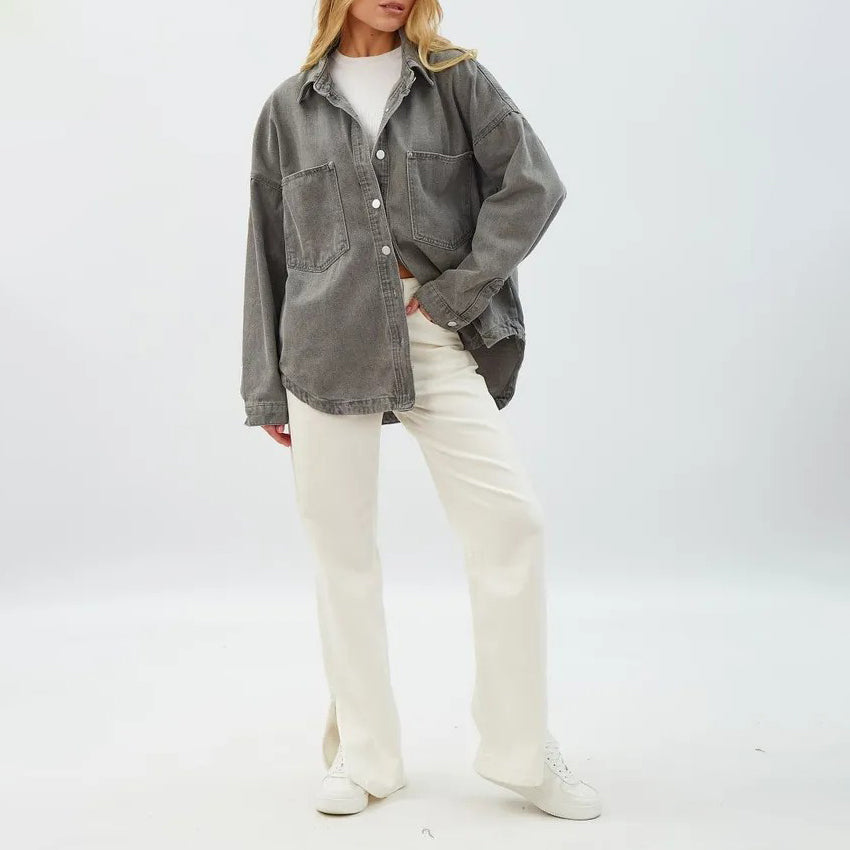 Elise Leroy Klassische Denimjacke