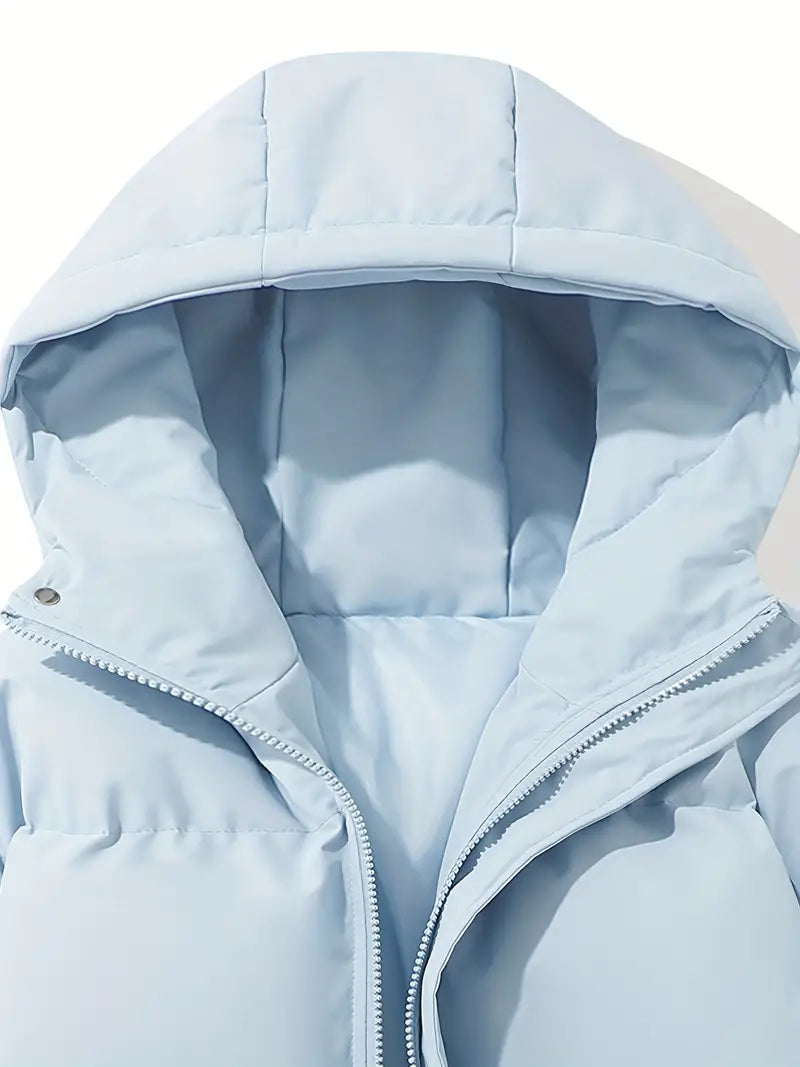 Anika | Gepolsterte Winterjacke mit Kapuze