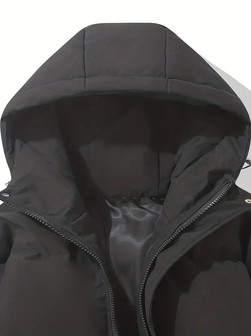 Anika | Gepolsterte Winterjacke mit Kapuze