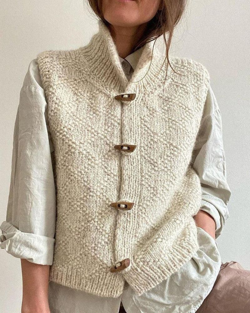 IVY™ - Klassischer Ärmelloser Cardigan