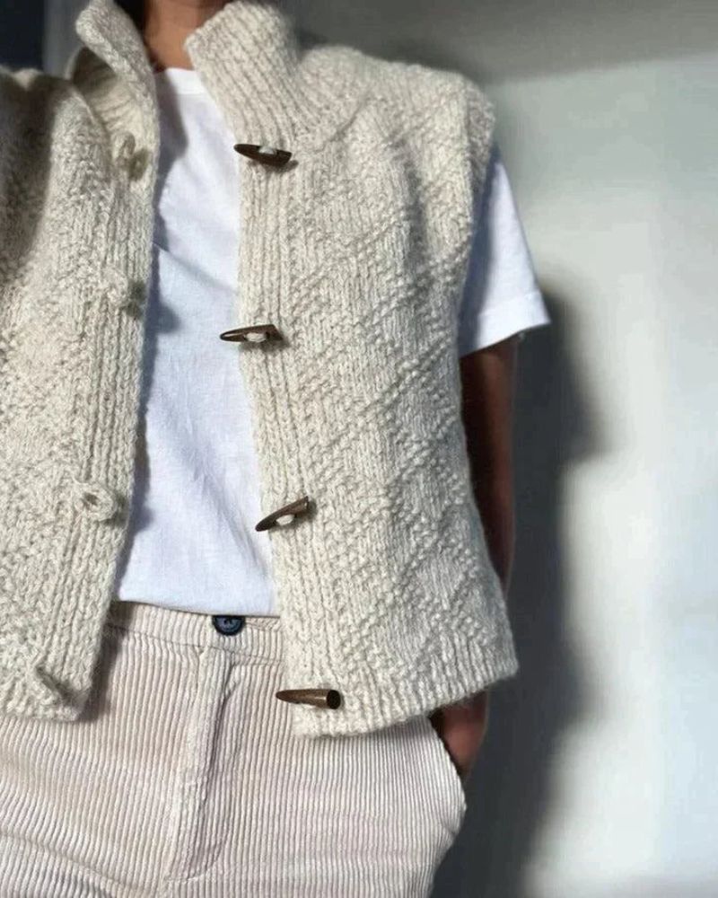 IVY™ - Klassischer Ärmelloser Cardigan