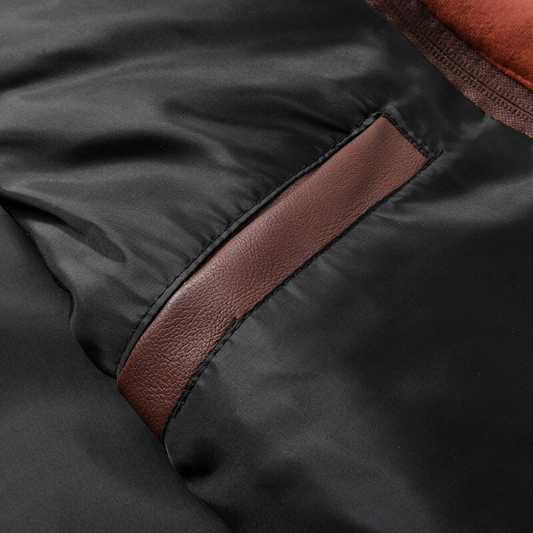 Jacob - Herren Lederjacke mit Kapuze