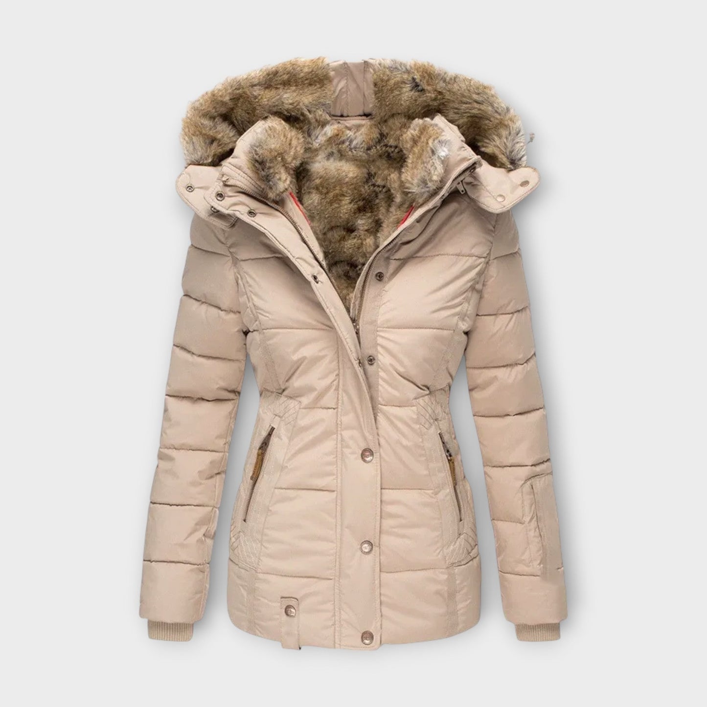 Ava | Elegant Faux Fur Jacket