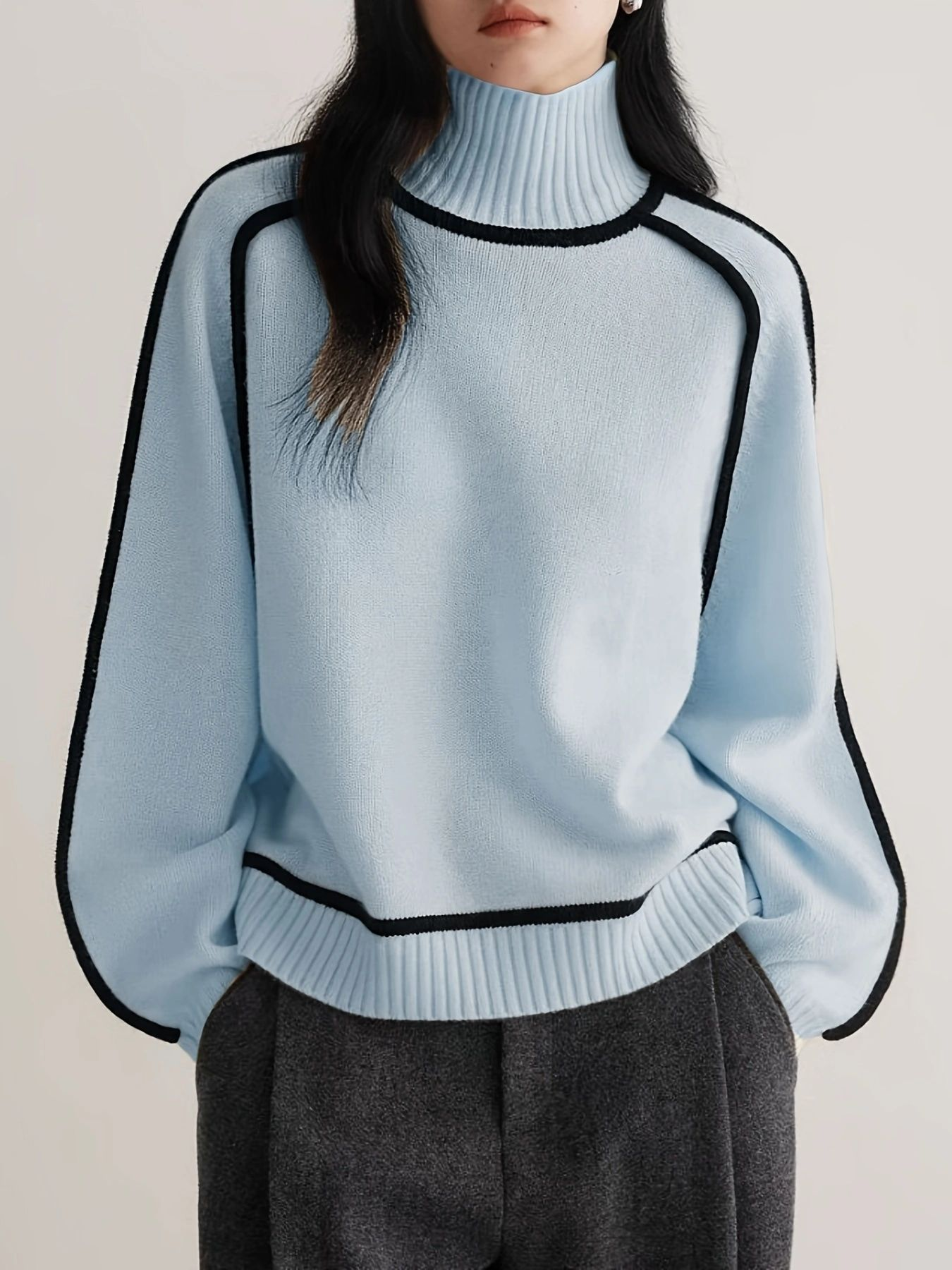 THARAH | Weicher Rollkragenpullover aus Kaschmir