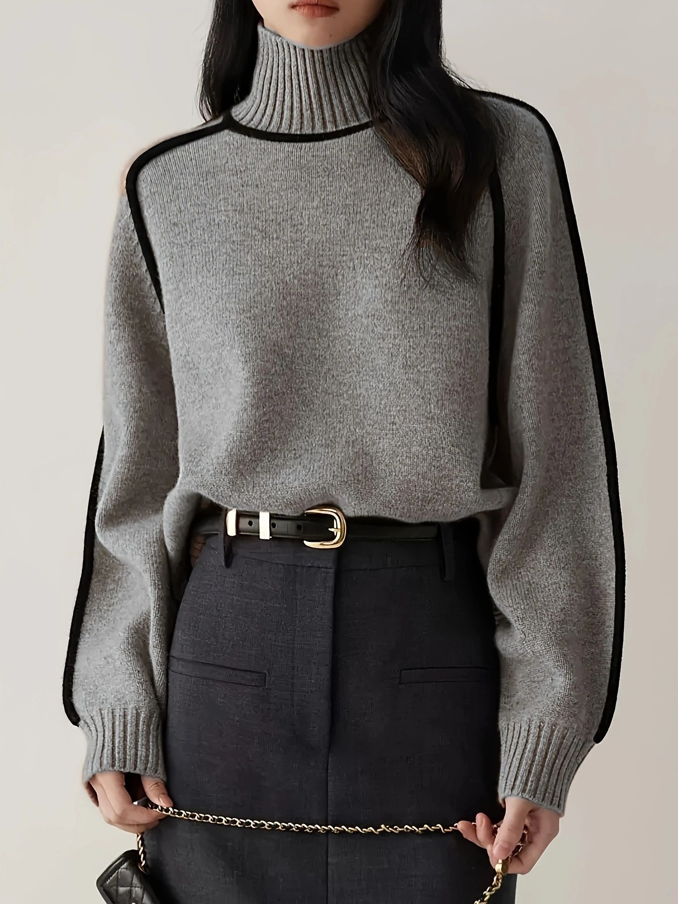 THARAH | Weicher Rollkragenpullover aus Kaschmir
