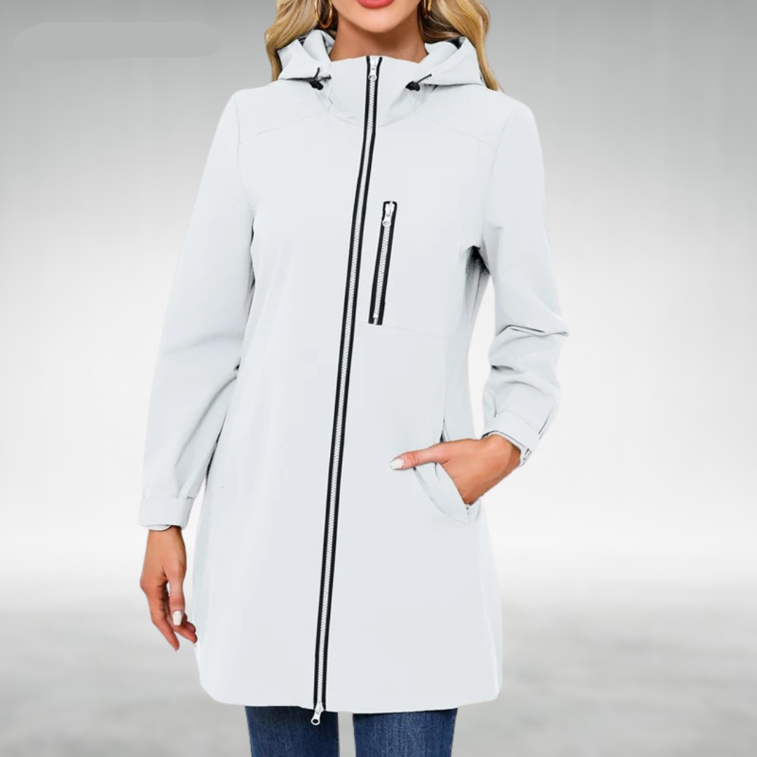 Izza | Wasserdichte Damen-Langjacke
