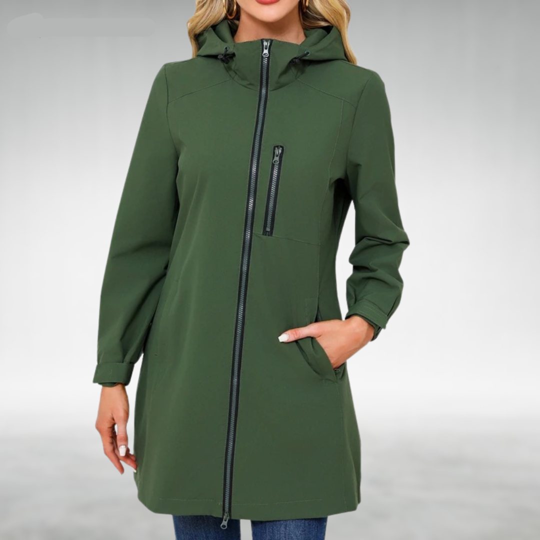 Izza | Wasserdichte Damen-Langjacke