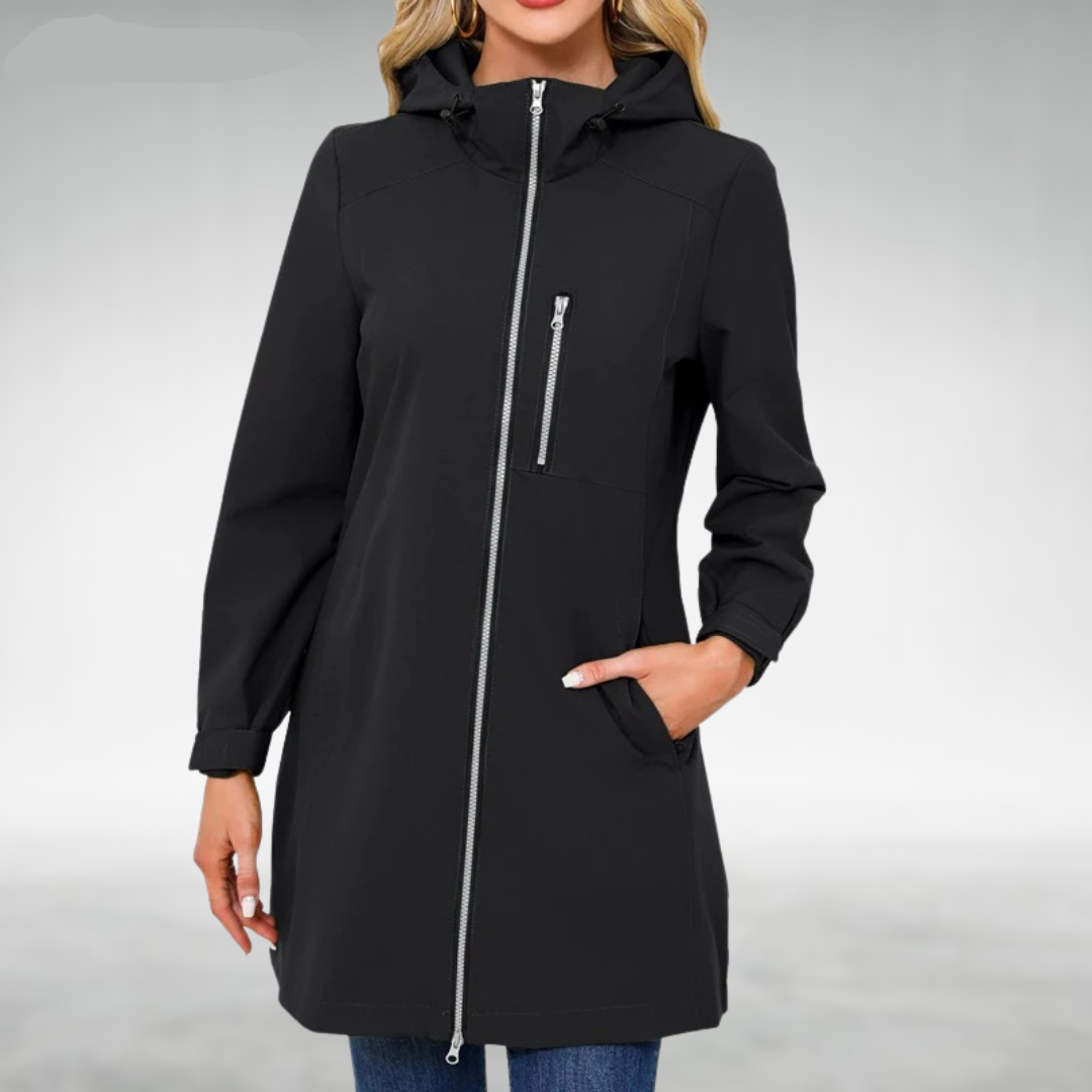 Izza | Wasserdichte Damen-Langjacke